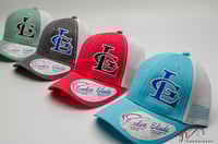 Image 2 of LG Signature Style Logo| Women's Mesh Trucker Cap