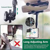 Phone Bracket That Rotates  For Your Rear view Mirror Hands Free While Driving Great Mobile Support 