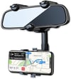 Phone Bracket That Rotates  For Your Rear view Mirror Hands Free While Driving Great Mobile Support 