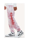 Lanakila White and Pink Tie Dye Sweatpants