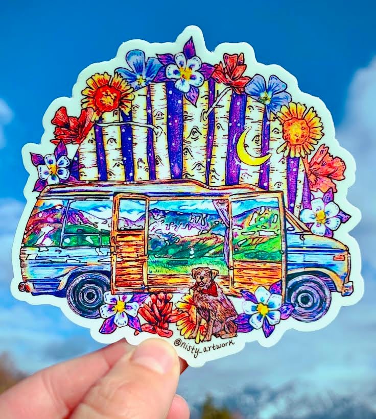 Colorado Van Sticker