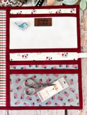 Precut Kit/Ashley Stitch Case/Patriotic Red Bind 