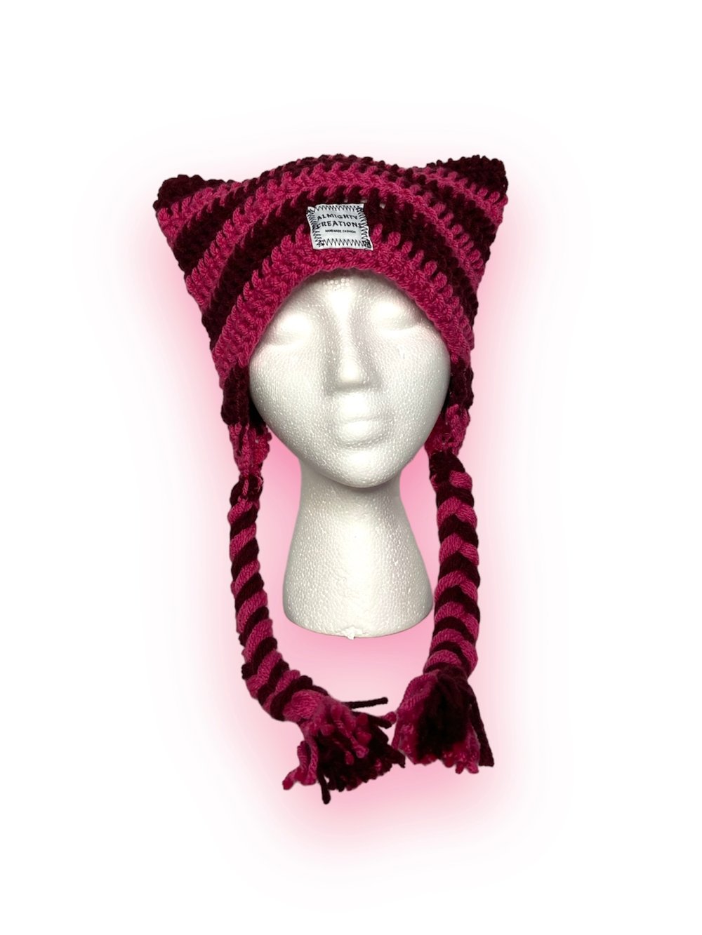 Image of Striped Cat Beanie