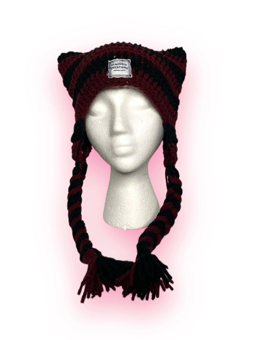 Image of Striped Cat Beanie