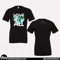 Image 1 of Love Them All crew - Bella + Canvas Jersey Tee 3001 