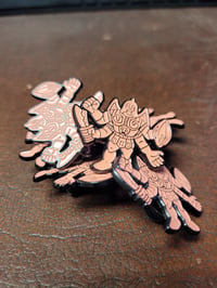 Image 2 of SATANS CROSS RETRO PIN