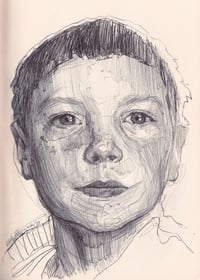 Image 1 of Scribble study #44 print
