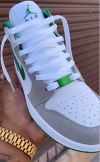 Image 2 of AJ Mids Grey Green 