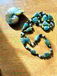 Image 1 of Labradorite, Tigers Eye, Clear Quartz & Black Tourmaline