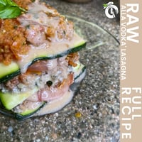 Raw 'Alla Vodka' Lasagna: Full Recipe