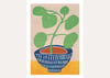Pilea Plant Art Print by Luiza Holub