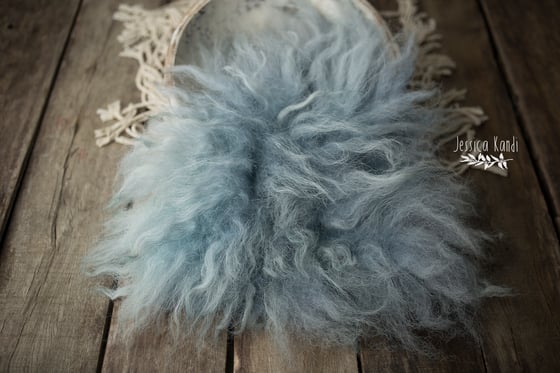 Image of Vintage Blue hand felted fur