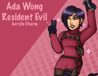 Image 1 of Ada Wong - Resident Evil Acrylic Charm
