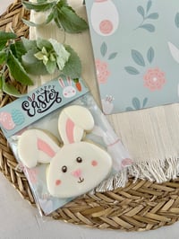 Happy Easter  Bunny  Cookie Card 