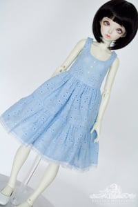 Image 1 of LIMITED - sky blue spring dress for MNF/PetiteMarionette girls