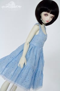Image 2 of LIMITED - sky blue spring dress for MNF/PetiteMarionette girls