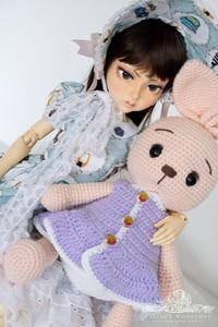 Image 4 of LIMITED - Lolita set for DoDollsDream Classic Marionette girls + crochet plushie!