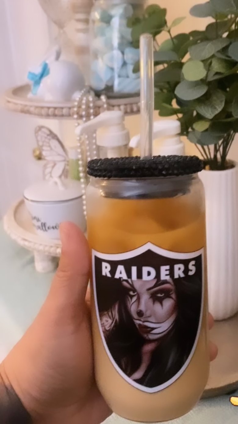 Image of Raiders Glass Libby Cup