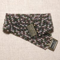 Image 1 of Peyote Stitch Bracelet with Magnetic Clasp