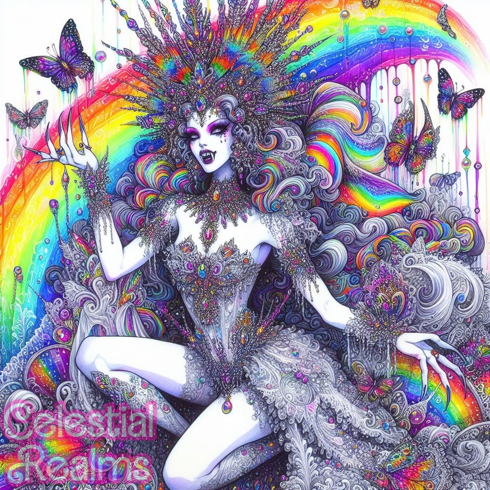 Image of Rainbow Vampire Queen 4