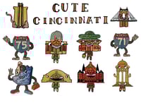 Cute Cincinnati Characters (stickers)