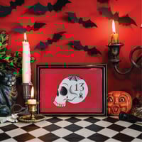 Image 1 of Tattoo Skull Art Print