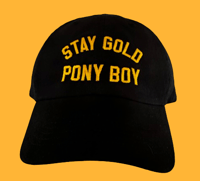 Image 1 of Stay Gold Pony Boy (Dad Hat) by Mythic Press Tulsa.