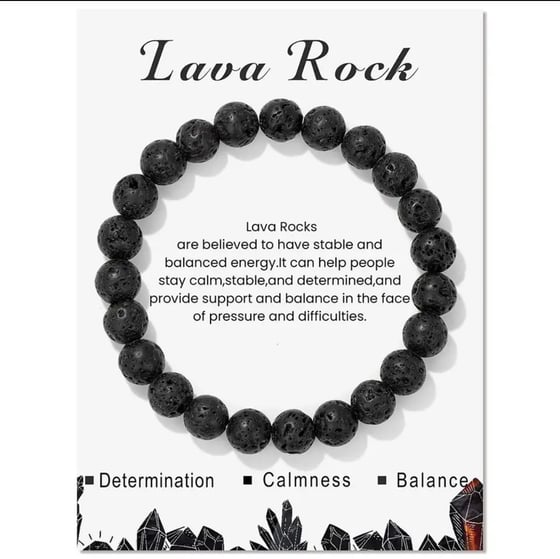 Image of Lava Rock Bracelet 