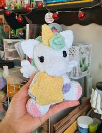 Image 1 of Plush Unicorn with Star