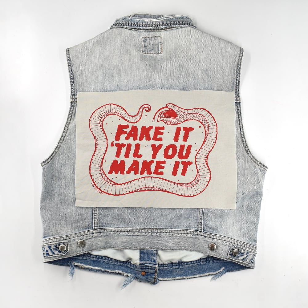 Fake It Back Patch