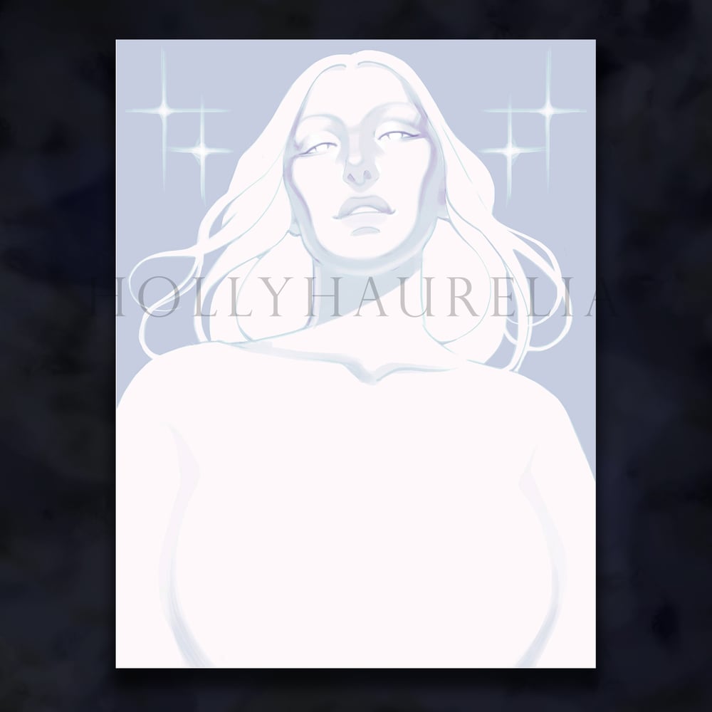 Pale Tenderness postcard A6