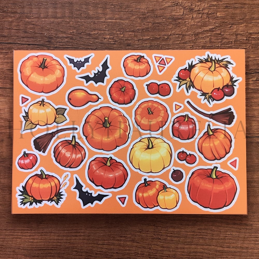 Halloween Pumpkins stickerpack A5