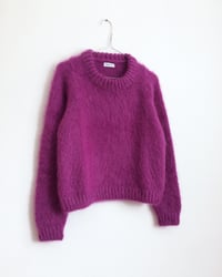 Image 3 of besoin jumper in dark magenta