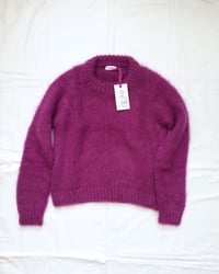 Image 2 of besoin jumper in dark magenta