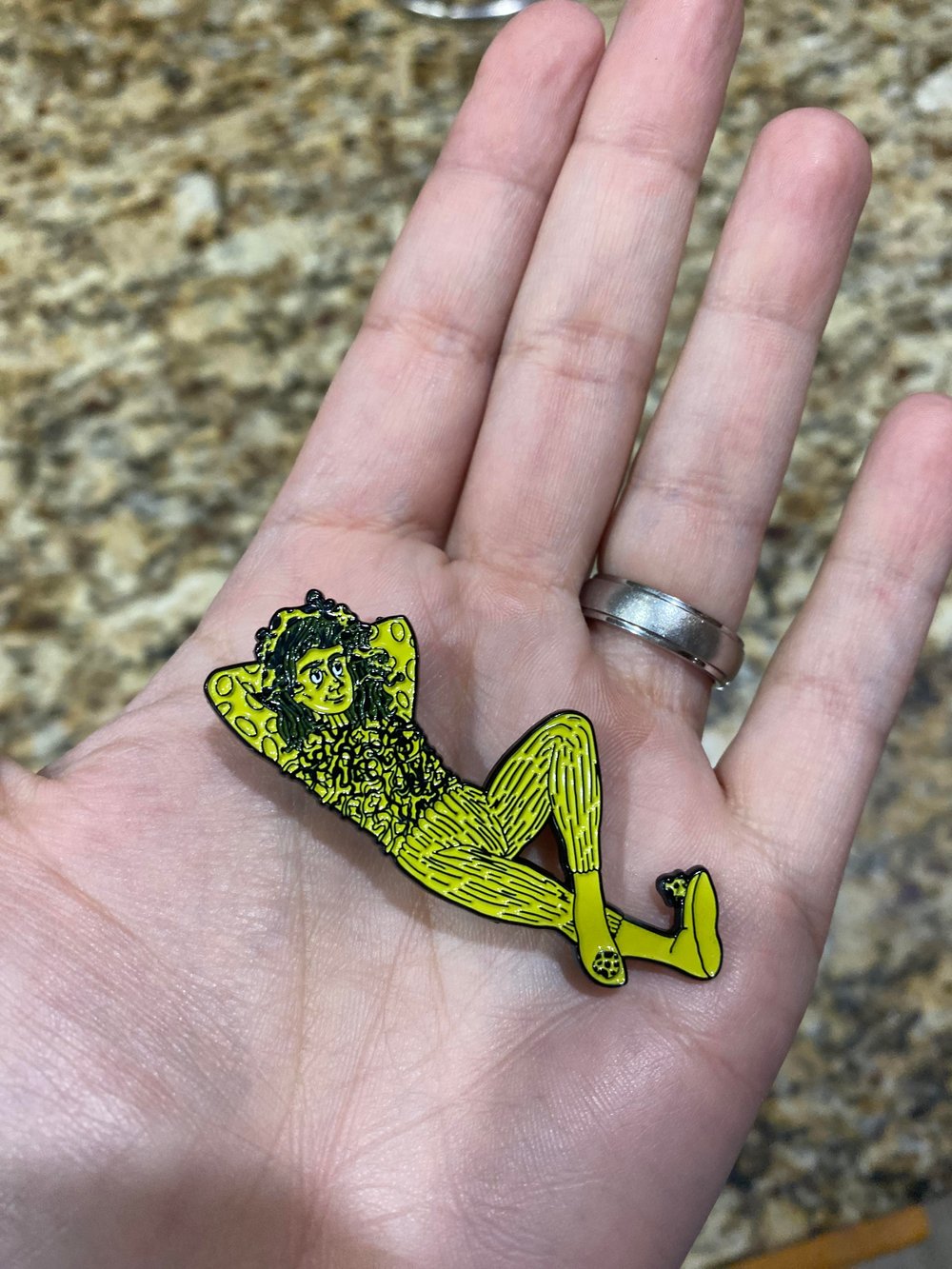 Mushroom Stu Pin