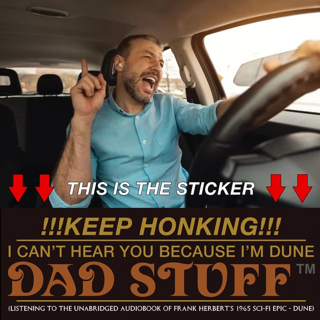 DAD STUFF™️ *Bumper Sticker