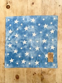 Image 2 of RRL TRUE INDIGO STAR-PRINT COTTON BANDANA