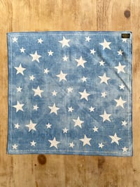 Image 3 of RRL TRUE INDIGO STAR-PRINT COTTON BANDANA