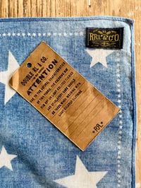 Image 4 of RRL TRUE INDIGO STAR-PRINT COTTON BANDANA