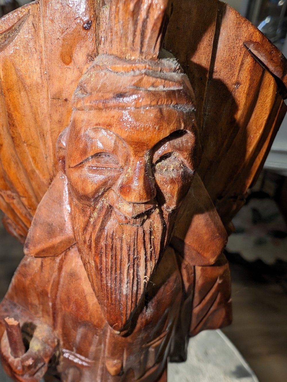 Folk Art Hand carved statue