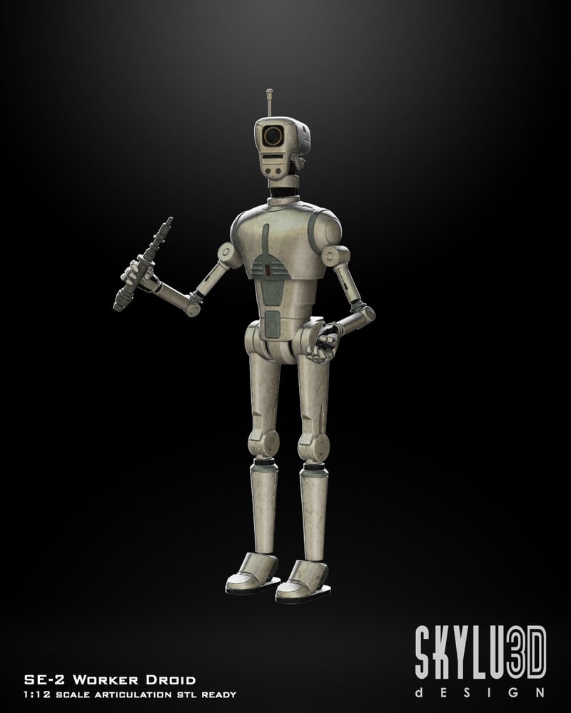 Image of SE-2 Worker Droid by Skylu3D