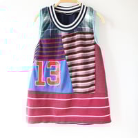 Image 1 of superstripe plaid SIZE 14 13TH thirteenth 13 teenager teen BIRTHDAY PARTY BDAY tank top sleeveless