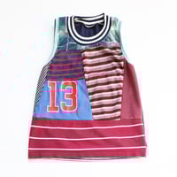Image 2 of superstripe plaid SIZE 14 13TH thirteenth 13 teenager teen BIRTHDAY PARTY BDAY tank top sleeveless 