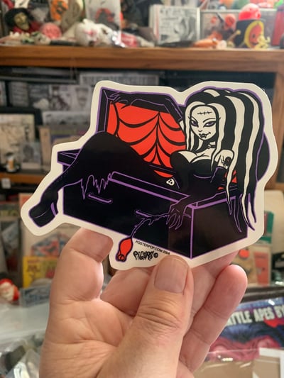 Image of COFFIN GHOUL sticker - limited quanity 