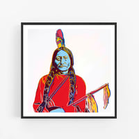 Image 1 of Andy Warhol - Sitting Bull, Cowboys and Indians Portfolio Giclee Print, Poster