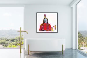 Image of Andy Warhol - Sitting Bull, Cowboys and Indians Portfolio Giclee Print, Poster