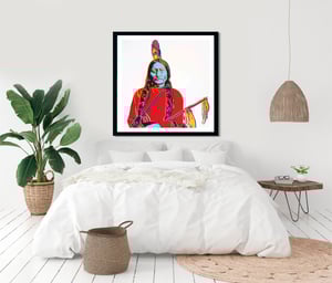 Image of Andy Warhol - Sitting Bull, Cowboys and Indians Portfolio Giclee Print, Poster