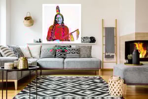 Image of Andy Warhol - Sitting Bull, Cowboys and Indians Portfolio Giclee Print, Poster