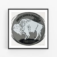 Image 1 of Andy Warhol - Buffalo Nickel, Cowboys and Indians Portfolio Giclee Print, Poster