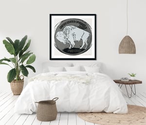 Image of Andy Warhol - Buffalo Nickel, Cowboys and Indians Portfolio Giclee Print, Poster